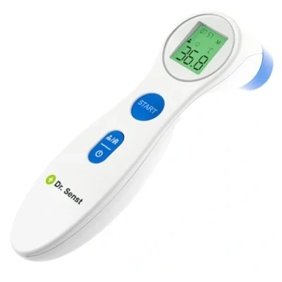 Abbildung von Dr. Senst Infrarot Fieberthermometer Stirn Thermometer, 2in1, mit Sensor DET 306