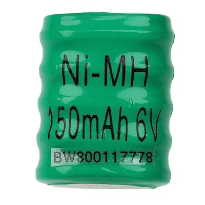 Abbildung von vhbw NiMH Ersatz Knopfzellen Akku Typ 5/V150H 150mAh 6V kompatibel mit Modellbau Akkus, Solar Leuchten UVM.