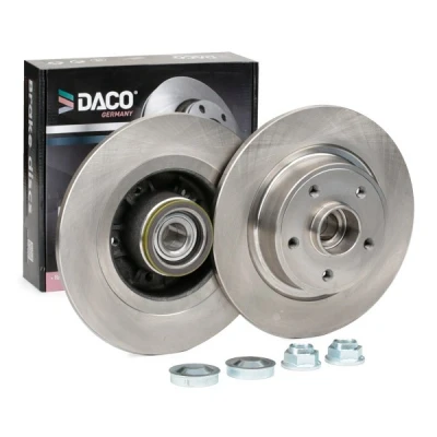 Abbildung von DACO Germany 603922 Bremsscheibe 274 11 5 voll mit ABS Sensorring, Radlager RENAULT: LAGUNA 2, 2 Grandtour, GRAND SCENIC