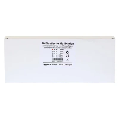 Abbildung von Mullbinden Elast.4 cmx4 m 20 St