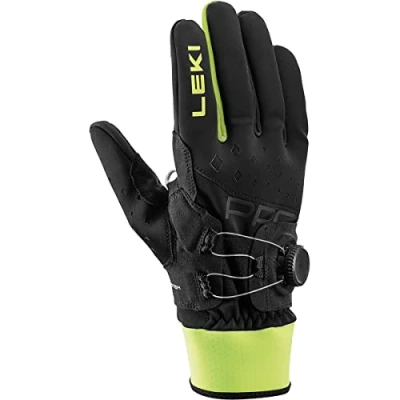 Abbildung von LEKI PRC Boa Shark Handschuhe, Black neon Yellow, EU 8.5