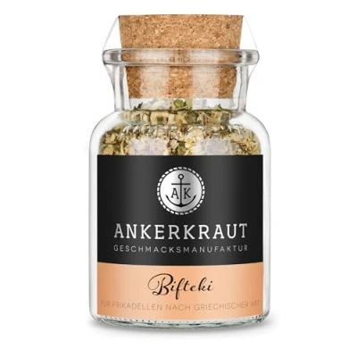 Abbildung von Ankerkraut Bifteki Gewürz 80g im Korkenglas
