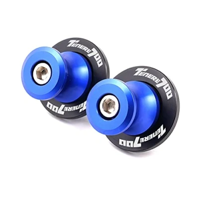 Abbildung von TEAUSA Passend for Yamaha Tenere 700 Tenere700 T7 Rally World Raid 2022 2023 Motorradzubehör Ventilkappe 6 mm Schwingenspulen Ständerschraube (Size : 6mm Screws Blue)