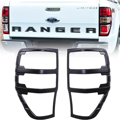 Abbildung von JHCHAN Rücklichtabdeckung für Ford Ranger 2012 2022 Wildtrak Raptor XL XLT Limited Platinum Tremor T7 T8 (2012 Rücklichtabdeckung)