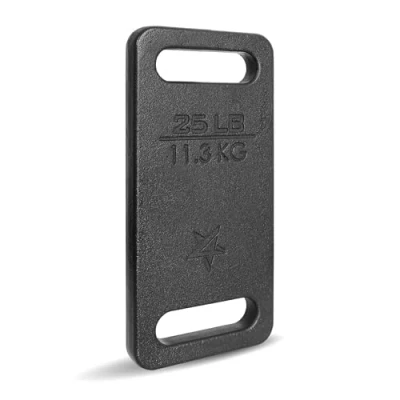 Abbildung von Yes4All U7TV Gusseisen Ruck Plate Gewichte, 11,3 KG 25 PFUND