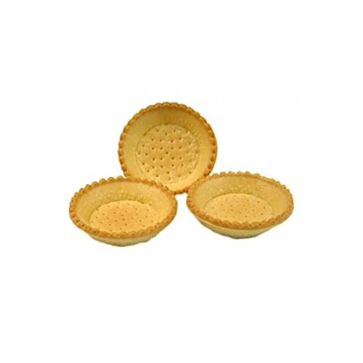 Abbildung von Dessert Tartelettes, rund, ø 9cm, hell, Mürbeteig, 3,19 kg, 120 St