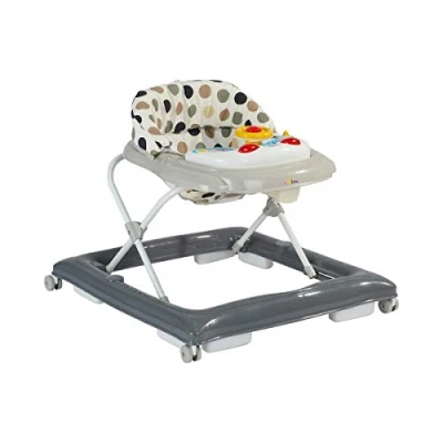 Abbildung von solini Lauflernhilfe mit 4 Rädern, Babys ab 6 Monate, bis 12 kg, Kinder, Spielbrett, 52,5x63x66 cm