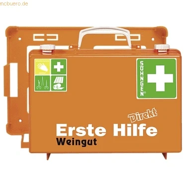 Abbildung von Söhngen Erste Hilfe Koffer Direkt Weingut orange