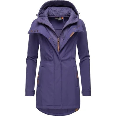 Abbildung von Ragwear Ybela Wintermantel, Damen, Größe: 3XL, Lilac