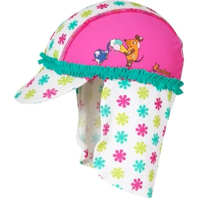 Abbildung von Playshoes Badekappe Kopfbedeckung Unisex Kinder,Die Maus Blumen,49