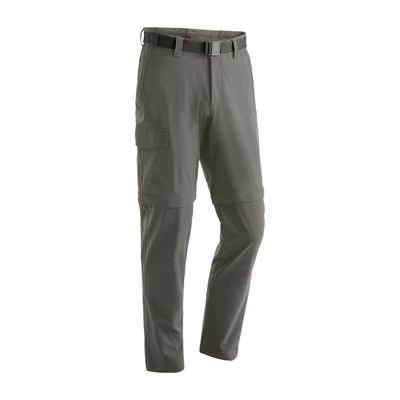 Abbildung von Maier Sports Torid Slim Zip, Herren Wanderhose, Wasserabweisende Outdoorhose für Trekking und Hiking, Enganliegend, Zipp off Funktion, PFC frei, mSTRETCH pro 4 &amp; Dryprotec, Braun, 102 (W33/L35)