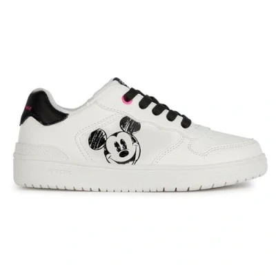Abbildung von Geox Disney Classic Washiba GIRL Sneaker low für Kinder, Größe: 28, White/black Schuhe