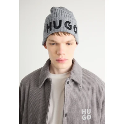 Abbildung von HUGO Unisex Mütze, Größe: One Size, Medium grey