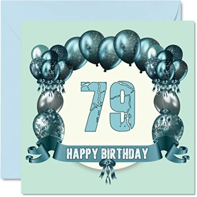 Abbildung von Stuff4 Lustige Geburtstagskarten zum 79. Geburtstag für Männer Geburtstagskarte Papa, Opa, Tante, Oma, Mutter, Onkel, 145 mm x Grußkarten