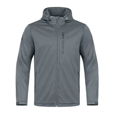 Abbildung von JAKO Herren Softshelljacke Premium, Steingrau, 4XL