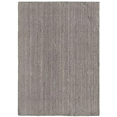 Abbildung von HAMID Jute Teppich, Granada Teppich 100% Natürliche Grau, Jutefaser Handgewebt, Weicher und Hohe Festigkeit für Wohnzimmer, Esszimmer, Schlafzimmer, Flurteppich Grau (170x120cm)