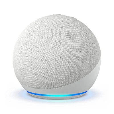 Abbildung von Echo Dot (5. Gen., 2022) Smarter WLAN und Bluetooth Lautsprecher mit Alexa gigantischem, sattem Klang Weiß