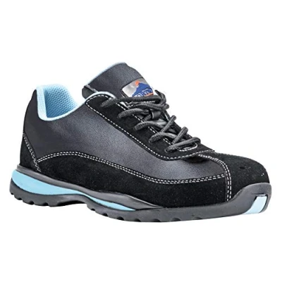 Abbildung von Portwest Steelite Damen Sicherheitsschuh S1P HRO , Größe: 38, Farbe: Schwarz, FW39BKR38