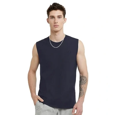 Abbildung von Champion Herren Hemd Klassisches Jersey Muscle T shirt, Navy, XXL