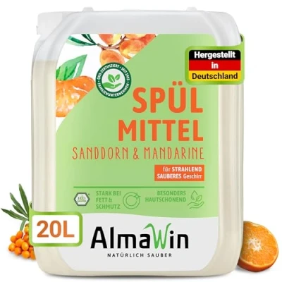 Abbildung von AlmaWin Geschirrspülmittel Sanddorn Mandarine 20l