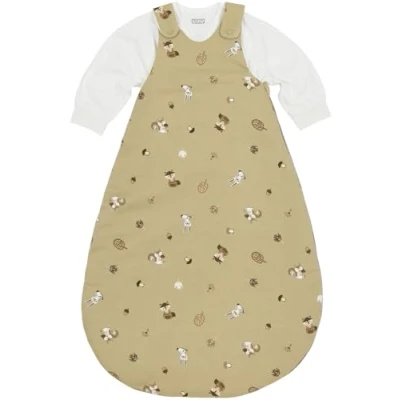 Abbildung von Meyco Baby Schlafsack Rund 2 Teilig Forest Animals Sand 50/56 Einzelpackung