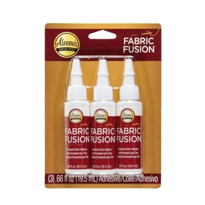 Abbildung von I Love To Create 32140 Aleene&#039;s Fabric Fusion permanent Glue Trial 19,5ml 3pcs, 2.33 x 10.79 15.24 cm, 58 Milliliter