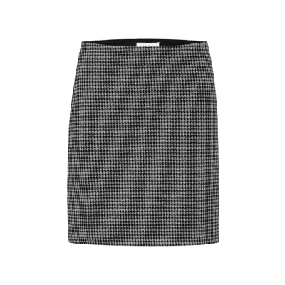 Abbildung von Part Two Corinnepw SK Alinienrock, Damen, Größe: 44, Medium grey check
