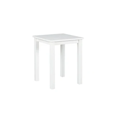 Abbildung von Inter Link Beistelltisch Holz Kleiner Tisch aus Kiefer Massivholz mit Natürlicher Maserung FSC Zertifiziert Holztisch als Couchtisch, Sofatisch, Wohnzimmertisch 45 x 55 cm Weiss