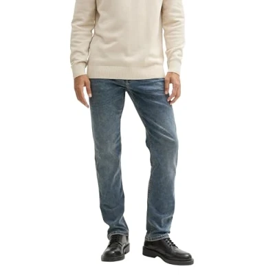 Abbildung von TOM Tailor Marvin Jeans Straight Leg, Herren, Größe: 33x32, Mid stone green cast denim