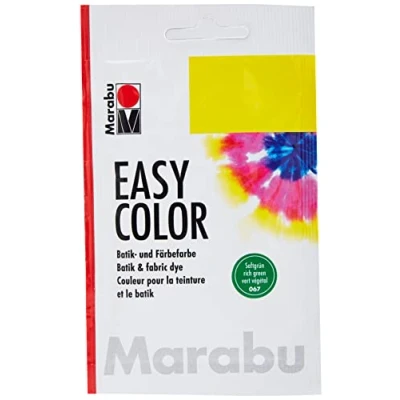 Abbildung von Marabu 17350022067 Easy Color saftgrün, 25 g Batik und Handfärbefarbe für Baumwolle, Leinen, Seide Mischgewebe, handwaschbar bis 30C, sehr gute Lichtechtheit, nicht kochecht