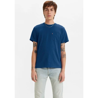 Abbildung von Levi&#039;s SS Classic Pocket TEE Evergreen SLUB Tshirt basic, Herren, Größe: Medium, Desert sun