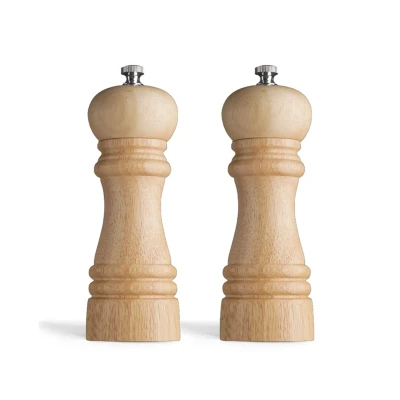 Abbildung von Amefa Klassisches Pfeffer und Salzmühlen Set 15 cm Holz