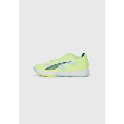 Abbildung von Puma Accelerate Turbo 4 Handballschuhe Unisex Fizzy Light/Green Terrain/White Größe: 38.5