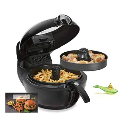 Abbildung von Tefal Heißluftfritteuse Airfryer Genius XL Fritteuse Sichtfenster 1,7kg, Fassungsvermögen: 1,7 kg