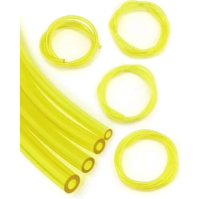 Abbildung von QWORK® 4 Stück 1.5 M Benzinschlauch, kraftstoffschlauch, 2 x 3.5 mm, 2.5 5 3 6 mm für Kettensägen, Gebläse, Hochdruckreiniger