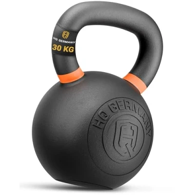 Abbildung von HQ Germany® Powdercoat Kettlebell Vollguss 2 32kg Starter Sets ±2,0% Gewichtstoleranz, Gewicht:30KG