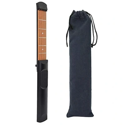 Abbildung von Gitarrenakkord Trainer, Taschengitarre Mini 6 Fret Guitar Practice Tool Akkord Trainer Portable Chord