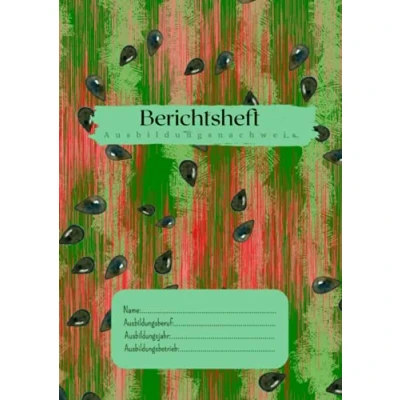 Abbildung von Berichtsheft Ausbildung: Ausbildungsnachweis für betriebliche Ausbildung ausreichend 1 Lehrjahr (Berichtsheft Ausbildungsnachweis)