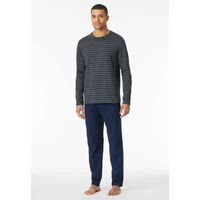 Abbildung von Schiesser Schlafanzug &quot;Casual Essentials&quot;, mit Streifen