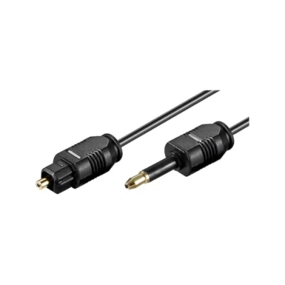 Abbildung von Goobay 51225 Optisches Digital Audiolink Kabel von Toslink, 2,2 mm Durchmesser, 2 m Kabellänge