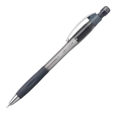 Abbildung von BIC 8206433 Druckbleistift Velocity PRO, 0,5 mm, HB, inklusive 3 Minen, Schachtel à 12 Stück, Griffzone grau
