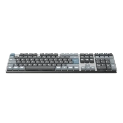Abbildung von Hama mechanische Tastatur kabellos (Multi Device 1x Funk, 2X Bluetooth für PC, Laptop, Tablet, Gaming Tastatur, Low Profile, lineare Switches, verstellbare Tippwinkel, dimmbar, QWERTZ DE) schwarz