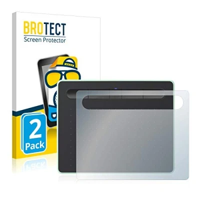 Abbildung von BROTECT Entspiegelungs Schutzfolie für Wacom Intuos S Bluetooth (2 Stück) Matte Displayschutz Folie, Anti Reflex, Fingerprint