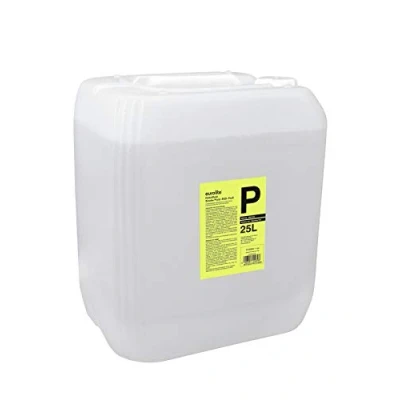 Abbildung von Eurolite Smoke Fluid P2D Profi 25 Liter Nebelfluid für Nebelmaschinen Hohe Dichte und lange Standzeit Made in Germany Geruchsneutral auf Wasserbasis Biologisch abbaubar