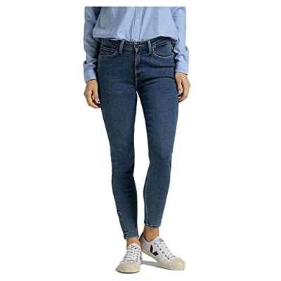 Abbildung von Lee Carol Jeans Straight Leg, Damen, Größe: 32x33, Rocky blue