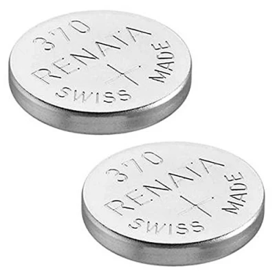 Abbildung von Uhrenbatterie Renata Swiss made 370 oder SR920SW 1.5V (2 x SR 920 SW)