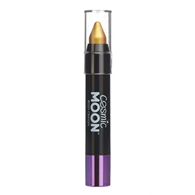Abbildung von Cosmic Moon Metallic Gesichtsbemaltungsstift/Körpermalkreide Make Up für Gesicht &amp; Körper 3.5g Erstellen Sie mühelos professionelle Designs! Gold