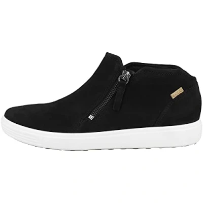 Abbildung von ECCO Damen Soft 7 Gtx Tie Schuhe, Black Powder, 37 EU