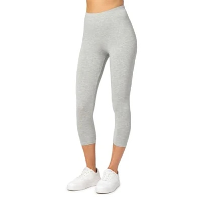 Abbildung von Merry Style Damen Leggings 3/4 Capri aus Viskose MS10 144 (Melange, M)