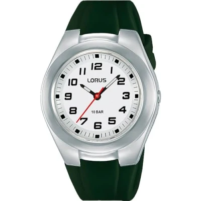 Abbildung von Lorus Unisex Analog Quarz Uhr mit Silikon Armband RRX85GX9